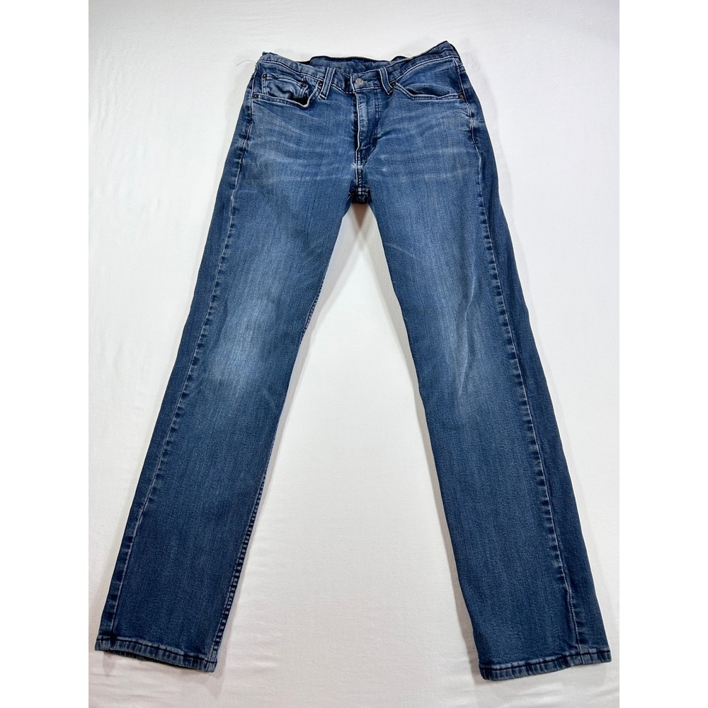 Levis 514 Straight Fit Jeans Mens 31x32 Blue Medium Wash Denim 00514-1403